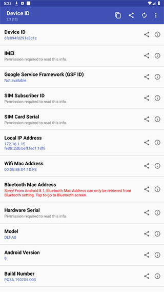device id