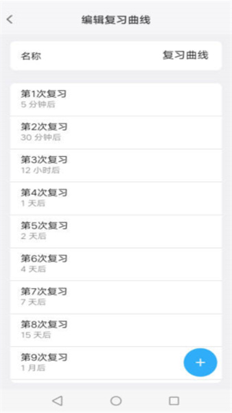 艾宾浩斯遗忘曲线记忆