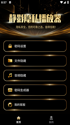 静影隐私播放器