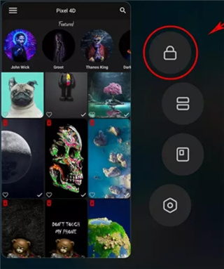 Pixel 4D壁纸app
